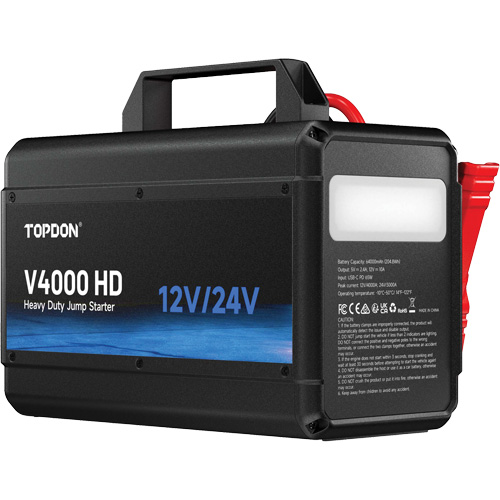 V4000 HD 12V/24V 4000A Jump Starter D. Morneault & Fils