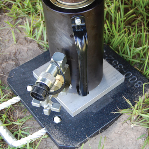 55-Ton Capacity Jack Support Plate D. Morneault & Fils