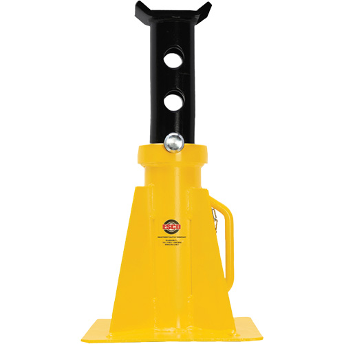 Support de v&eacute;rin &agrave; goupille, Tige verrouillable, Capacit&eacute; de 25 tonnes, 15-3/4" - 26-3/4" h D. Morneault & Fils