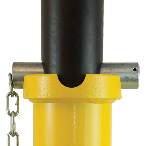 Support de v&eacute;rin &agrave; goupille, Tige verrouillable, Capacit&eacute; de 25 tonnes, 15-3/4" - 26-3/4" h D. Morneault & Fils