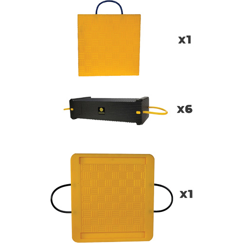 8-Piece CribLok Composite Cribbing System Kit D. Morneault & Fils