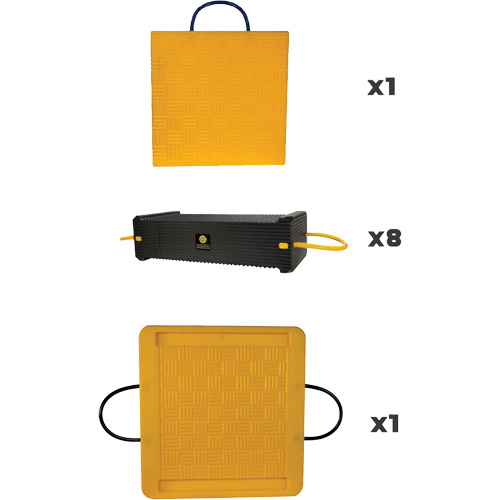 10-Piece CribLok Composite Cribbing System Kit D. Morneault & Fils