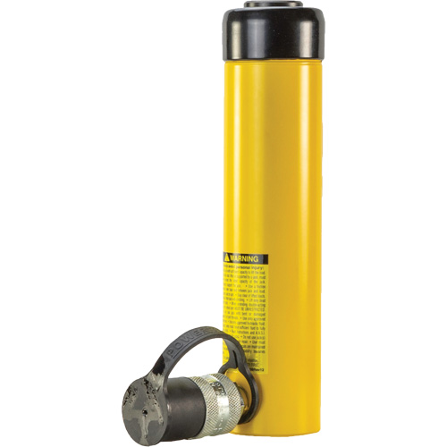 Single Acting Cylinder Hydraulic Ram, 6.13" Stroke, 10 Tons Capacity, 10,000 PSI D. Morneault & Fils