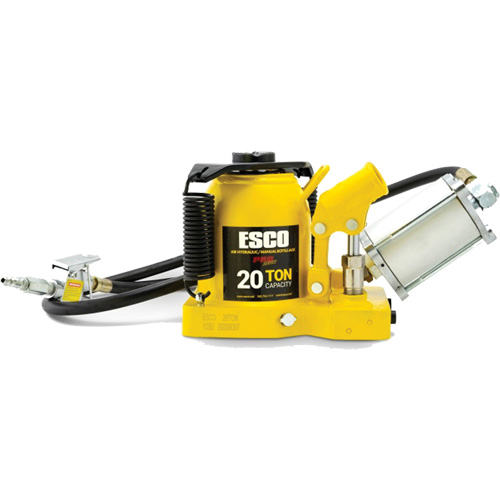 Cric bouteille de s&eacute;rie Pro "Shorty", 20 tonne(s), Air comprim&eacute;/hydraulique, 12-5/8" Hauteur &eacute;lev&eacute;e D. Morneault & Fils