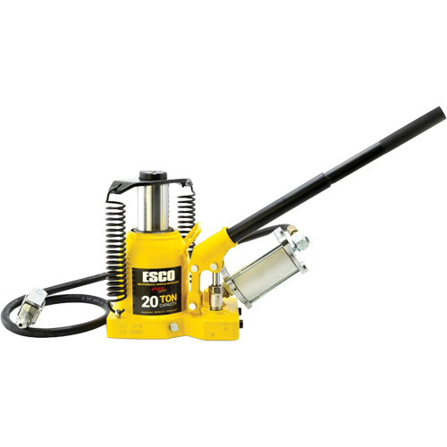 Cric bouteille de s&eacute;rie Pro "Shorty", 20 tonne(s), Air comprim&eacute;/hydraulique, 12-5/8" Hauteur &eacute;lev&eacute;e D. Morneault & Fils