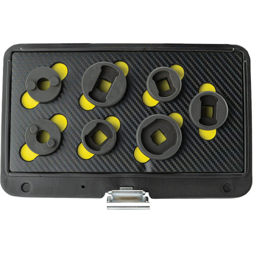 Threaded Leaf Spring Shackle Pin Remover & Installation Master Set, 7 Pieces, 1/2" Drive Size D. Morneault & Fils