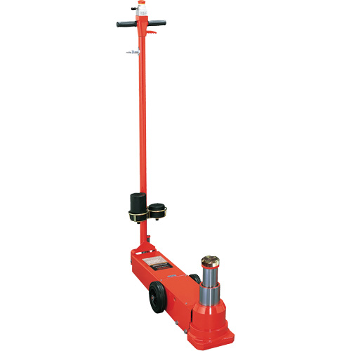 Cric au sol t&eacute;lescopique, 25 tonnes/50 tonne(s), Air comprim&eacute;/hydraulique D. Morneault & Fils
