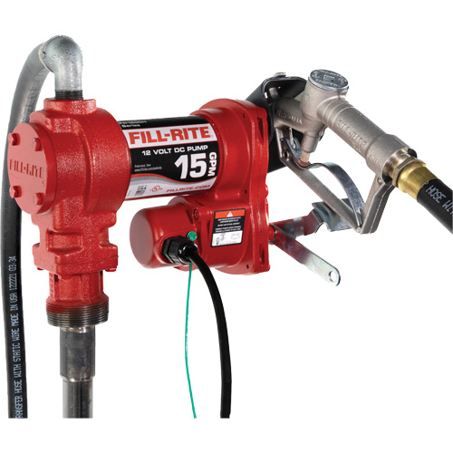 12V DC Fuel Transfer Pump with Nozzle D. Morneault & Fils