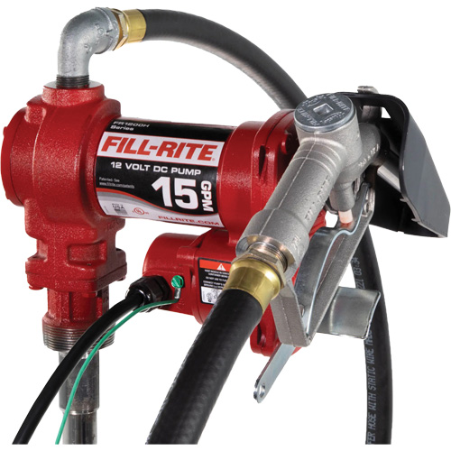 12V DC Fuel Transfer Pump with Nozzle D. Morneault & Fils