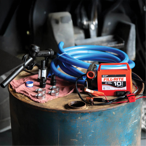 Pompe de transfert de carburant 12 V CC avec pistolet D. Morneault & Fils