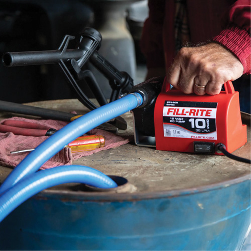 Pompe de transfert de carburant 12 V CC avec pistolet D. Morneault & Fils