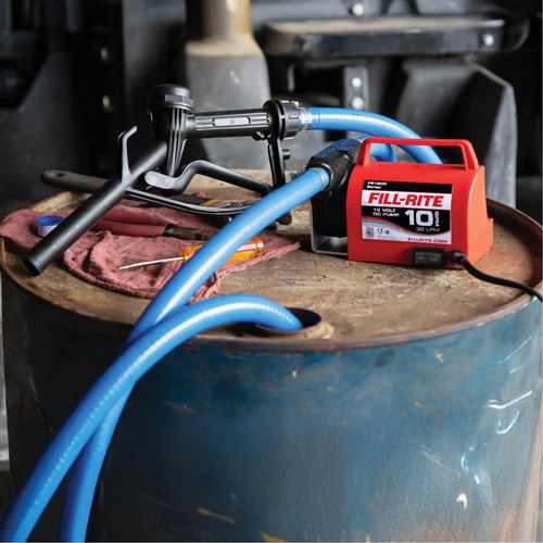 Pompe de transfert de carburant 12 V CC avec pistolet D. Morneault & Fils