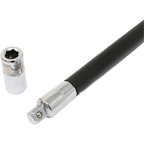 Extra Long Flex Driver with 1/4" Sq. x 1/4" Hex Adapter D. Morneault & Fils