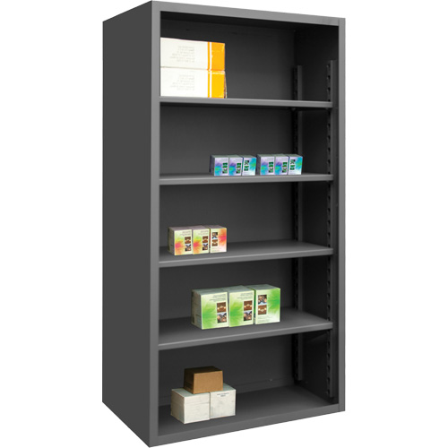 Heavy-Duty Shelving, Steel, Bolted, Starter, 48" W x 72" H x 18" D D. Morneault & Fils