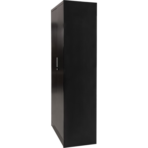Combination Storage Cabinet, 36" W x 18" D x 72" H, Black D. Morneault & Fils
