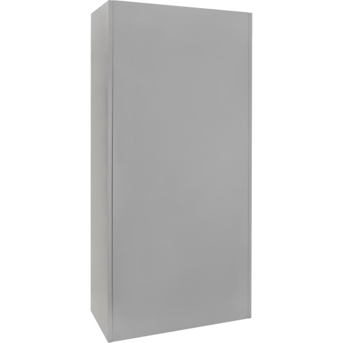 Wardrobe Storage Cabinet, Steel, 36" W x 18" D x 72" H, Grey D. Morneault & Fils