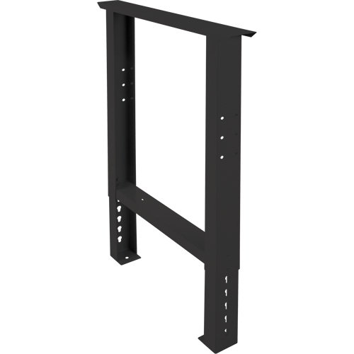 Industrial Duty Leg for Workbench, Steel, 24" D x 34" H, Single D. Morneault & Fils