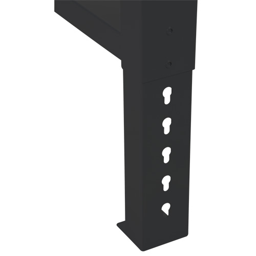 Industrial Duty Leg for Workbench, Steel, 24" D x 34" H, Single D. Morneault & Fils