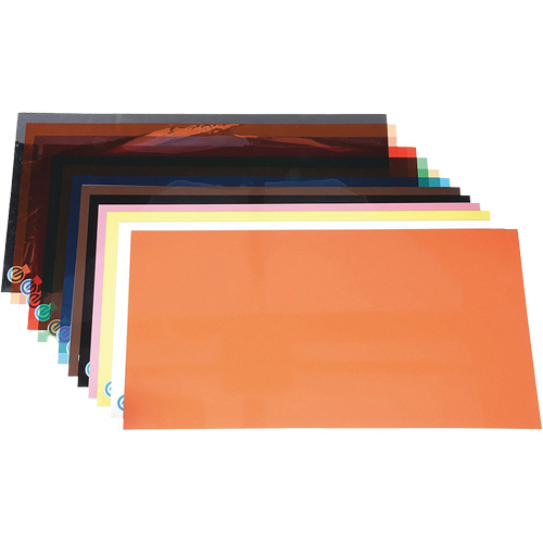 Cales minces chromocod&eacute;es en plastique D. Morneault & Fils