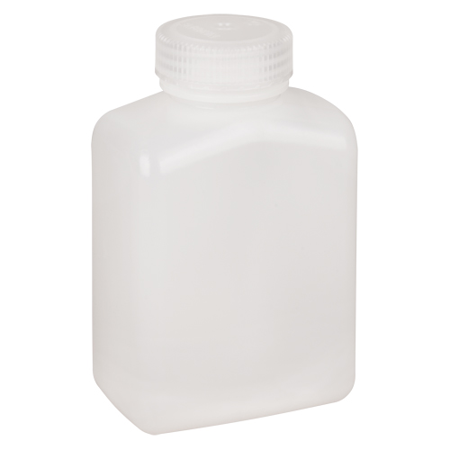 Easy-Grip Space-Saver Bottles, Rectangular, 16 oz., Plastic D. Morneault & Fils