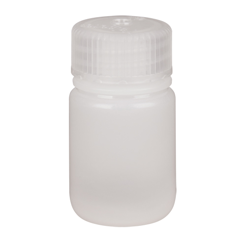 Wide-Mouth Bottles, Round, 1 oz., Plastic D. Morneault & Fils