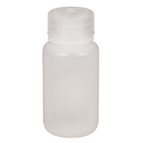 Wide-Mouth Bottles, Round, 2 oz., Plastic D. Morneault & Fils