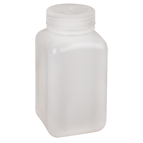 Bouteilles peu encombrantes &agrave; prise facile, Carr&eacute;e, 16 oz, Plastique D. Morneault & Fils