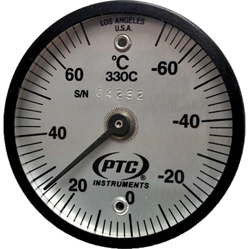 Thermom&egrave;tre de surface magn&eacute;tique, Contact, Analogique, -56.7-21.1°F (-70-70°C) D. Morneault & Fils