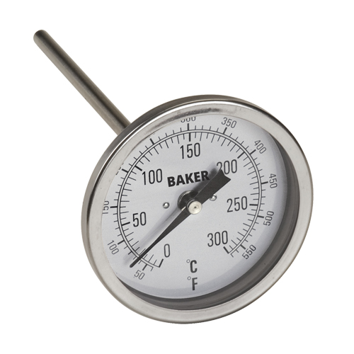 Bi-Metal Thermometers, Contact, Analogue, 50-550°F (0-260°C) D. Morneault & Fils