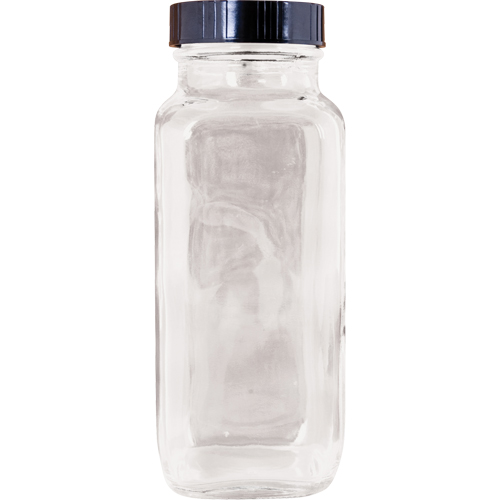 Bottle, Square, 8 fl. Oz., Glass D. Morneault & Fils