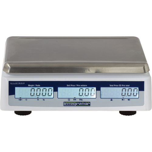 Balance &agrave; calcul de prix Integrator C16, Capacit&eacute; 30 lb / 15 kg, Graduations 0,005 lb / 0,002 kg D. Morneault & Fils