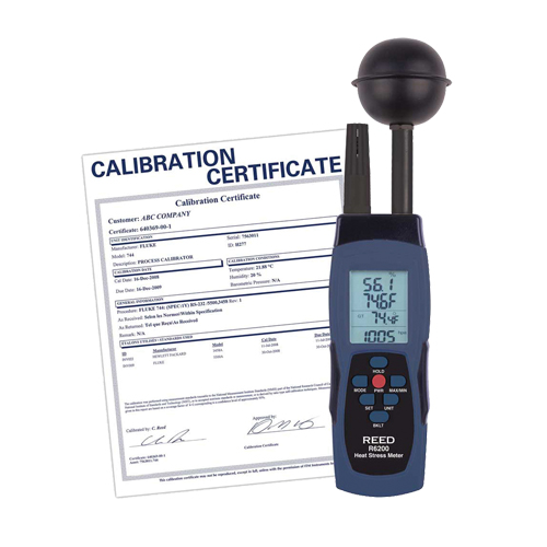 Wet-Bulb Globe Temperature (WBGT) Heat Stress Meter with Calibration Certificate D. Morneault & Fils