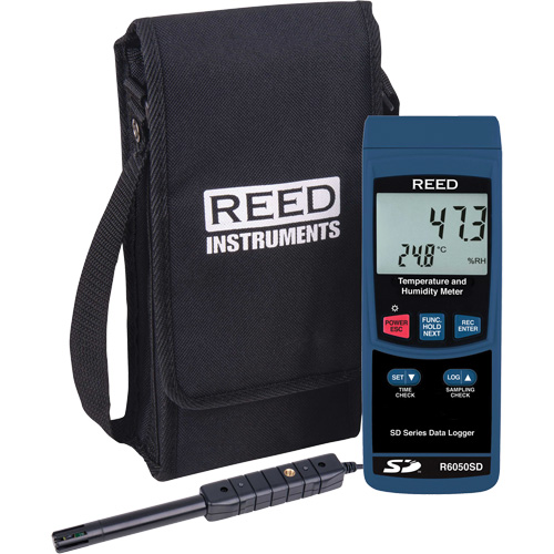 Data Logging Thermo-Hygrometer, 5% - 95% RH, 32° - 122° F ( 0° - 50°C ) D. Morneault & Fils