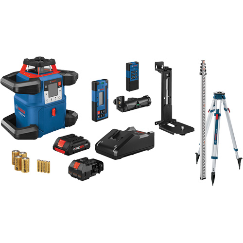 Revolve4000 Connected Self-Leveling Horizontal/Vertical Rotary Laser Kit, 4000' (1219.2 m), 635 Nm D. Morneault & Fils