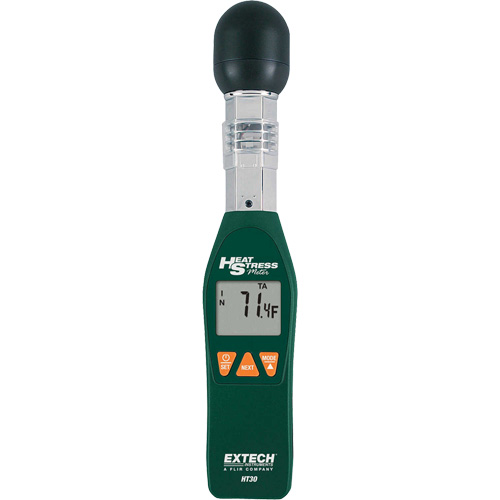 Compteur de contrainte thermique &agrave; thermom&egrave;tre globe mouill&eacute; Extech D. Morneault & Fils