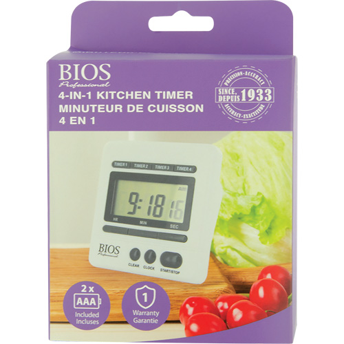 4-In-1 Kitchen Timer D. Morneault & Fils