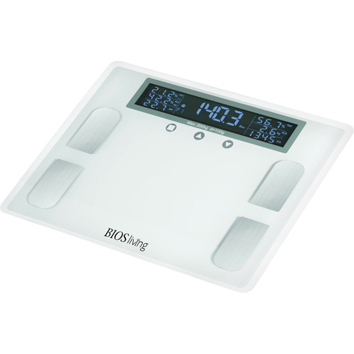 P&egrave;se-personne imp&eacute;dancem&egrave;tre num&eacute;rique haut de gamme, Capacit&eacute; 441 lb, Graduations 100 g D. Morneault & Fils