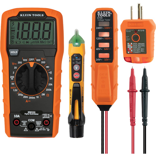 Digital Multimeter Electrical Test Kit D. Morneault & Fils