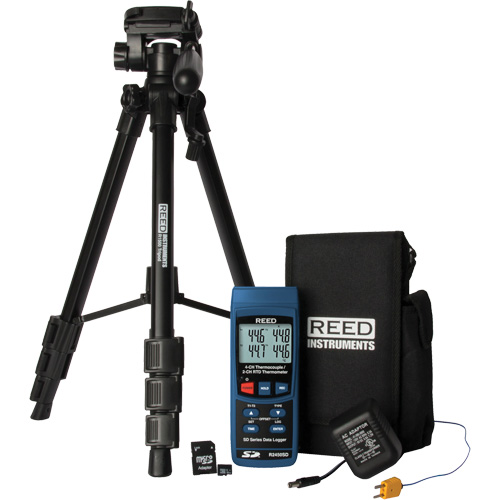 N&eacute;cessaire de thermom&egrave;tre thermocouple avec enregistreur de donn&eacute;es D. Morneault & Fils