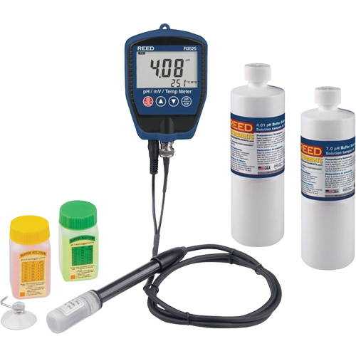 pH/mV Meter with Buffer Solution Kit D. Morneault & Fils