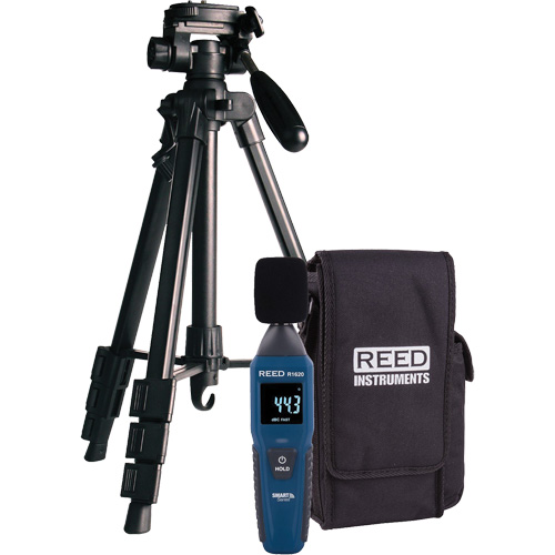 R1620 Smart Series Sound Level Meter with Tripod, 30 - 130 dB Measuring Range D. Morneault & Fils