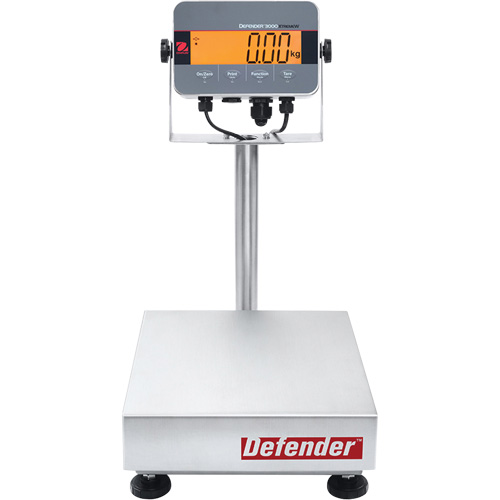 Defender 3000 Washdown Bench Scale, 14" L x 12" W, 30 lbs. Capacity D. Morneault & Fils
