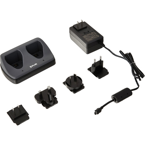 2-Bay Battery Charger for T6xx & T1K Series D. Morneault & Fils