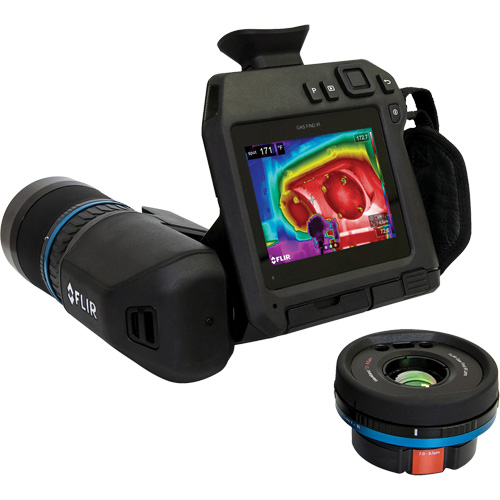 D&eacute;tecteur de gaz GF77 IR avec objectif LR 25°, 320 x 240 pixels, 25 mK D. Morneault & Fils