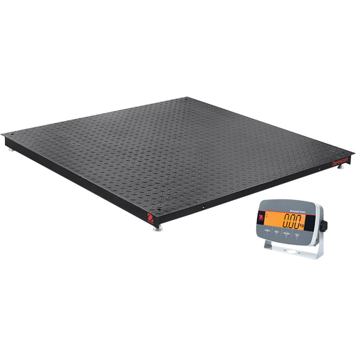 DEFENDER 3000 Floor Scale, 2500 lbs. Capacity, 36" W x 36" L D. Morneault & Fils