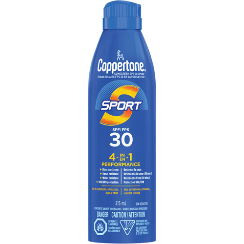 Sport&reg; Water Resistant Sunscreen, SPF 30, Aerosol D. Morneault & Fils