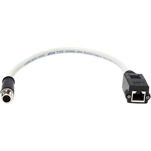 Ethernet Cable M12 to RJ45F D. Morneault & Fils