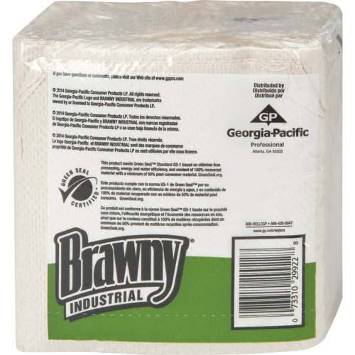 Chiffons Shur-Wipe, Utilitaire, 13" lo x 13" la D. Morneault & Fils