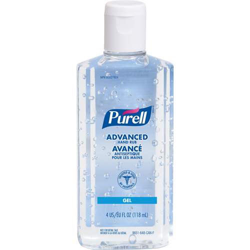 D&eacute;sinfectant pour les mains avanc&eacute;, 118 ml, Bouteille pressable, 70 % alcool D. Morneault & Fils