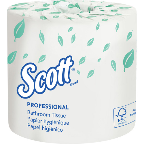 Scott&reg; Bathroom Tissue, 2 Ply, 550 Sheets/Roll, White D. Morneault & Fils